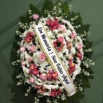 Coroa de Flores Premium 07 BH - Rosas e Astroemelias rosas